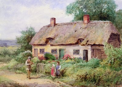 Kemancı (suluboya) by Henry John Sylvester Stannard