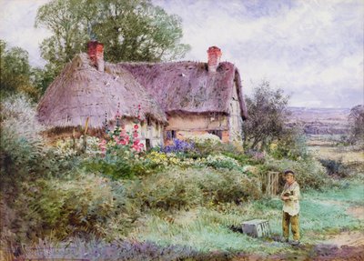 Yeni Evcil Hayvan (suluboya) by Henry John Sylvester Stannard
