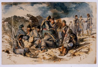 Gece Manzarası, Sivastopol, 1855 by Henry John Wilkinson