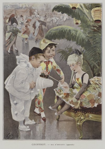 Bal dEnfants (Çocuk Balosu) by Henri Jules Jean Geoffroy