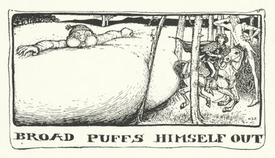 Geniş Puffs Kendisi Dışarı (gravür) by Henry Justice Ford