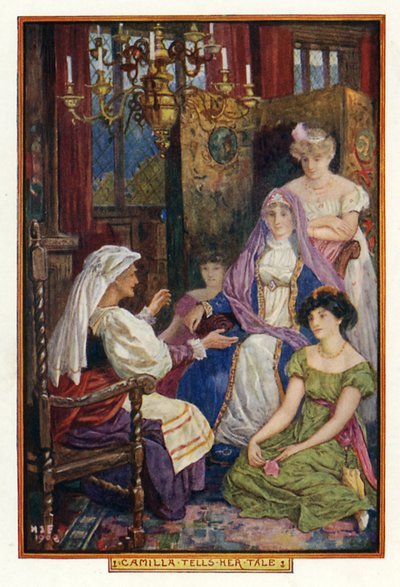 Camilla hikayesini anlatıyor by Henry Justice Ford