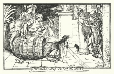 Cannetella Fıçıdan Çıkıyor (gravür) by Henry Justice Ford