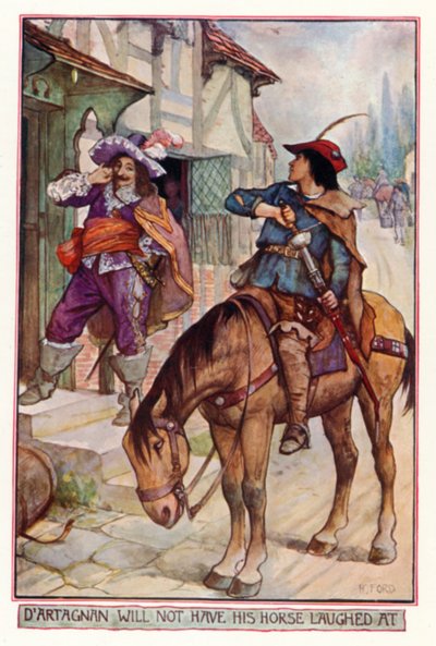 D"Artagnan, atına güldürmeyecek by Henry Justice Ford