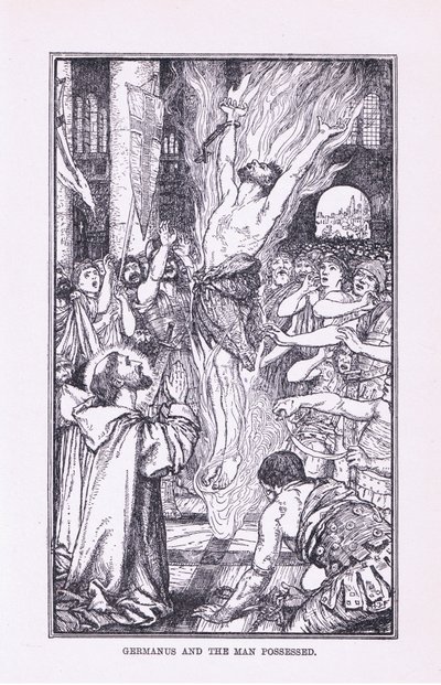 Germanus ve ele geçirilen adam, 1912 by Henry Justice Ford