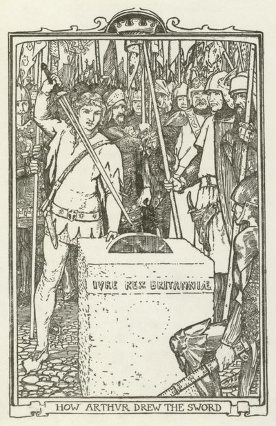 Arthur kılıcı nasıl çekti by Henry Justice Ford
