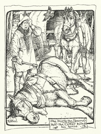 Carter Atını Nasıl Öldürdü (gravür) by Henry Justice Ford