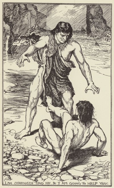 Ben güçlüyüm dedi ve sana yardım edeceğim. by Henry Justice Ford