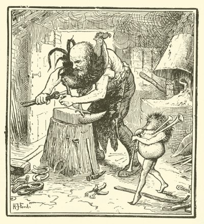 Kirpi Jack (gravür) by Henry Justice Ford