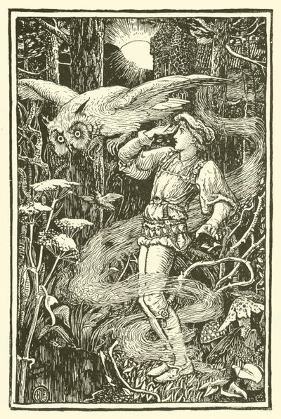 Jorinde ve Joringel (gravür) by Henry Justice Ford