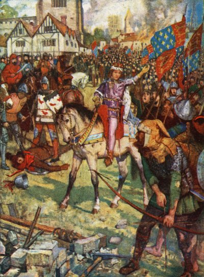 Kral II. Richard ve Watt Tyler by Henry Justice Ford