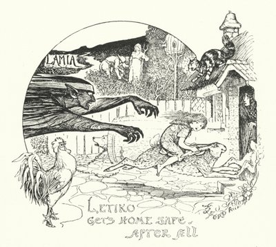 Letiko Sonuçta Eve Güvenle Dönüyor (gravür) by Henry Justice Ford