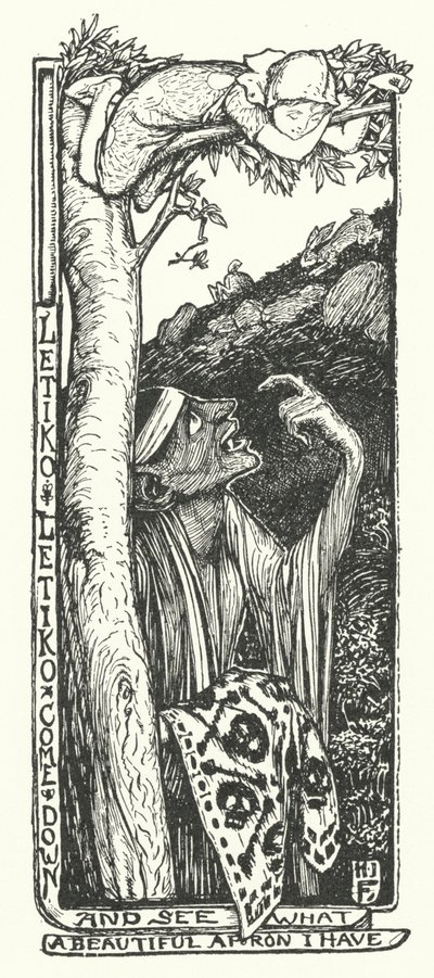 Letiko Letiko Gel de Ne Güzel Önlüğüm Olduğunu Gör (gravür) by Henry Justice Ford