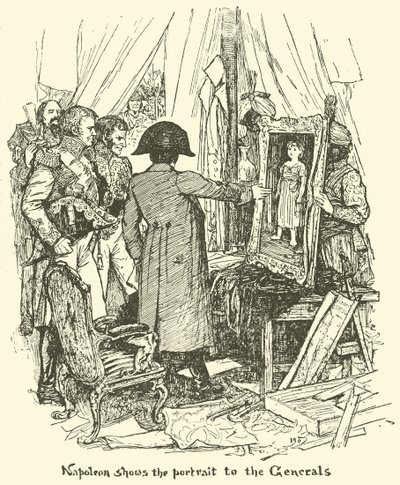 Napolyon, Generallere Portreyi Gösteriyor by Henry Justice Ford