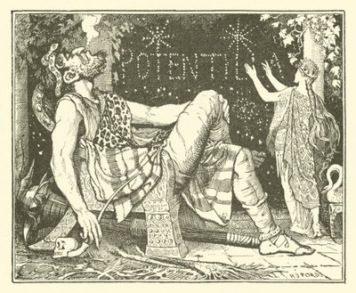 Prens Narcissus ve Prenses Potentilla (gravür) by Henry Justice Ford