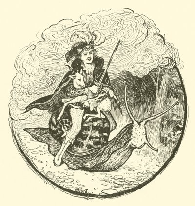 Prens Vivien ve Prenses Placida (gravür) by Henry Justice Ford