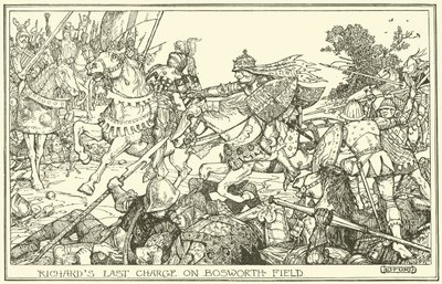 Bosworth Sahasında Richards Son Hücumu by Henry Justice Ford