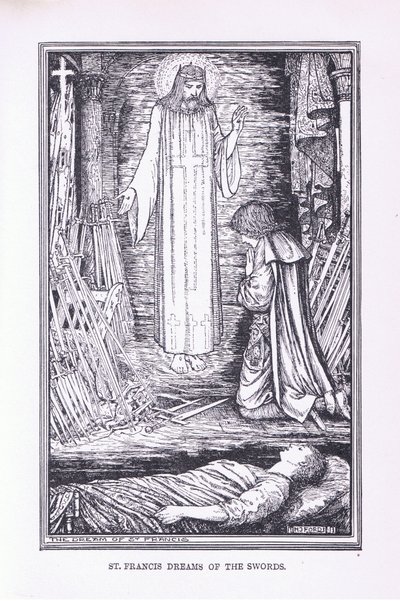 Aziz Francis kılıç rüyaları, 1912 by Henry Justice Ford