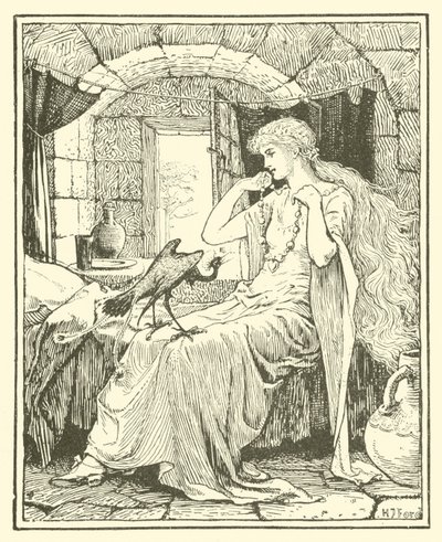 Mavi Kuş (gravür) by Henry Justice Ford