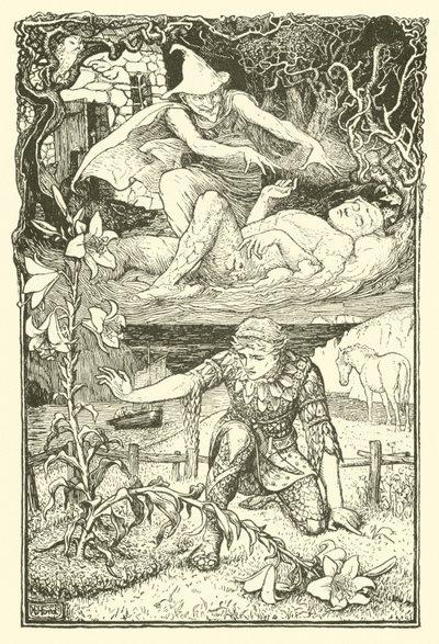 Altın Çocuklar (gravür) by Henry Justice Ford