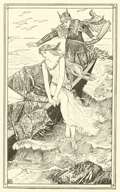 Altın Deniz Kızı (gravür) by Henry Justice Ford