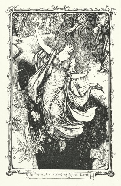Prenses Dünya Tarafından Yutuldu (gravür) by Henry Justice Ford