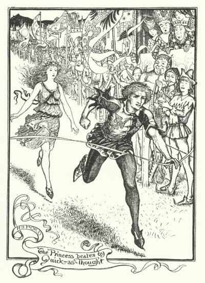 Hızlı-as-Düşünce tarafından dövülen Prenses (gravür) by Henry Justice Ford