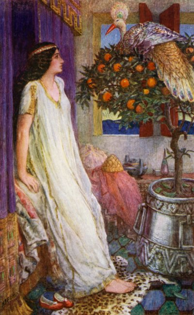 Babil Prensesi ve Anka Kuşu by Henry Justice Ford