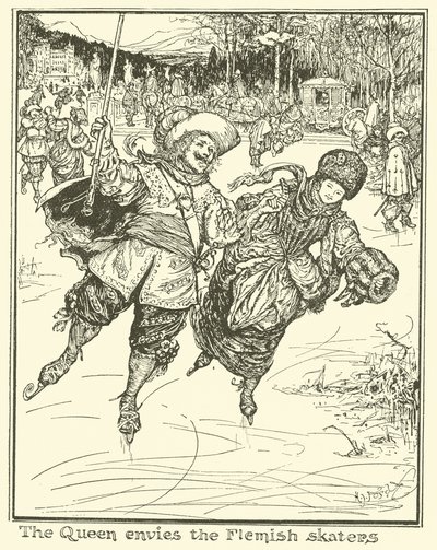 Kraliçe Flaman Patencileri Kıskanıyor by Henry Justice Ford