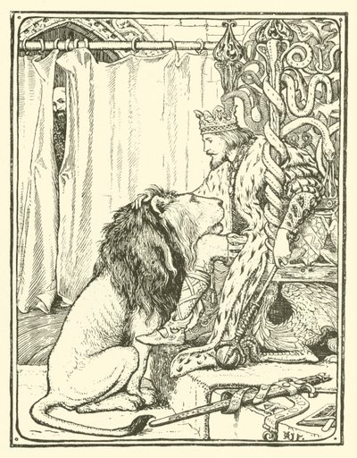 On İki Avcı (gravür) by Henry Justice Ford