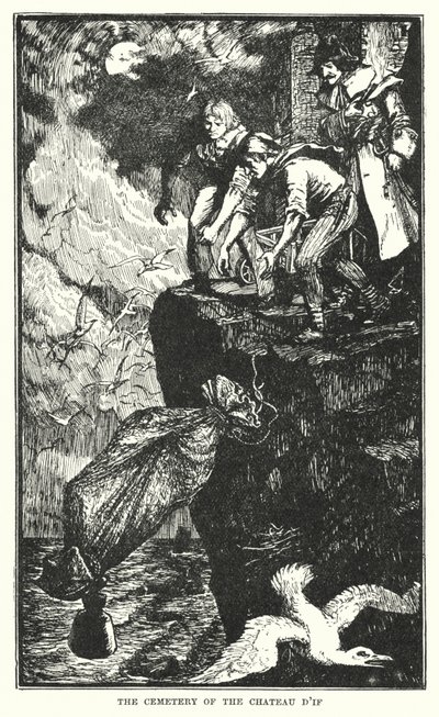 Chateau d'If (taş) mezarlığı by Henry Justice Ford