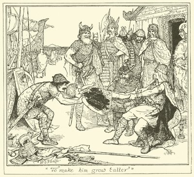"Onu Daha Uzun Büyütmek için" (gravür) by Henry Justice Ford