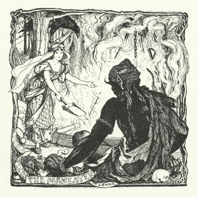 Udea Maneater'ı Bulur (gravür) by Henry Justice Ford