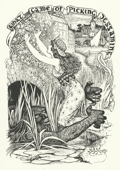 Jessamine (gravür) Toplama Ne Geldi by Henry Justice Ford