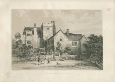 Throwley Hall: lihotint, nd [c 1845] by Henry Lark Pratt