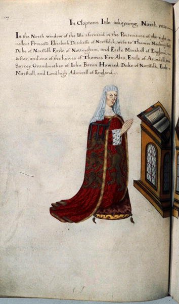 Norfolk Elizabeth Düşesi by Henry Lilly