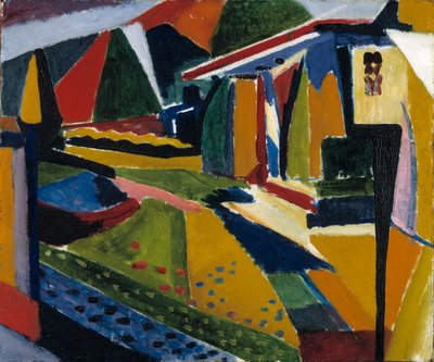 Soyut Manzara, 1915-1916. by Henry Lyman Saÿen