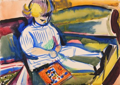 Kanepedeki Çocuk, ca. 1914-1918. by Henry Lyman Saÿen