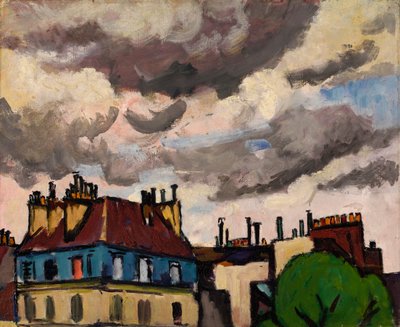 Çatılar ve Bulutlar, Paris, 1910-1912. by Henry Lyman Saÿen