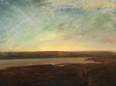Melun, şafak vakti by Henry Mark Anthony