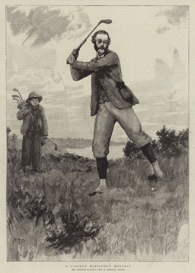 Kabine Bakanının Tatili by Henry Marriott Paget