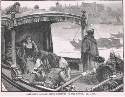 Catherine Howard Kule'ye götürülüyor 1542 by Henry Marriott Paget