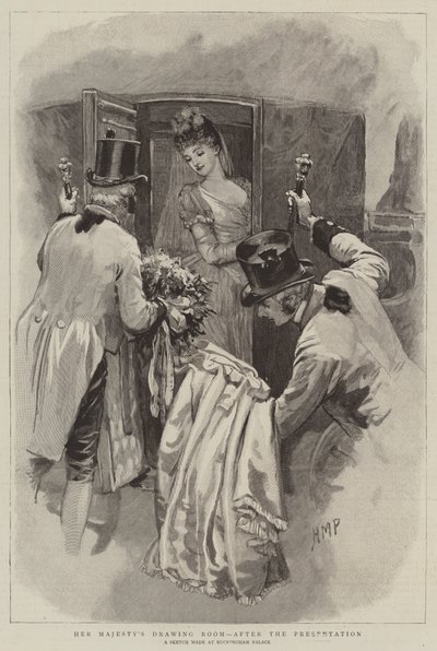 Sunumun Ardından Majestelerinin Çizim Odası by Henry Marriott Paget