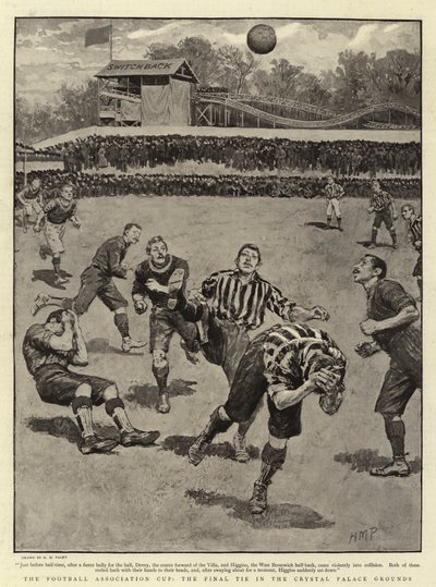 Futbol Federasyonu Kupası, Crystal Palace Alanında Son Beraberlik by Henry Marriott Paget