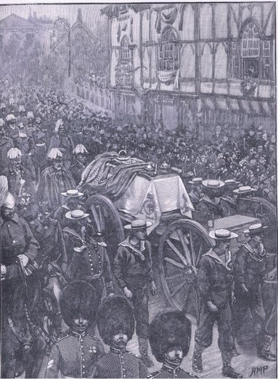 Queens cenazesi, son aşama, İngiltere