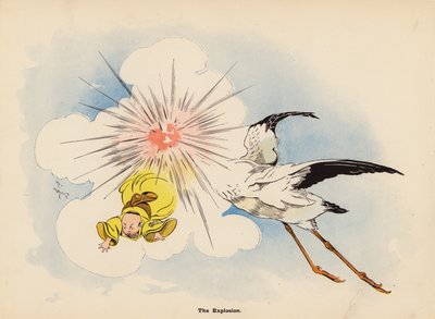 Bir Japon Bebeğin Maceraları için illüstrasyon (renkli taş baskı) by Henry Mayer