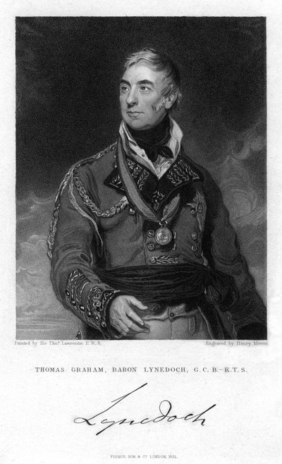 Thomas Graham, 1 Baron Lynedoch, İskoç politikacı ve asker, 1831 by Henry Meyer