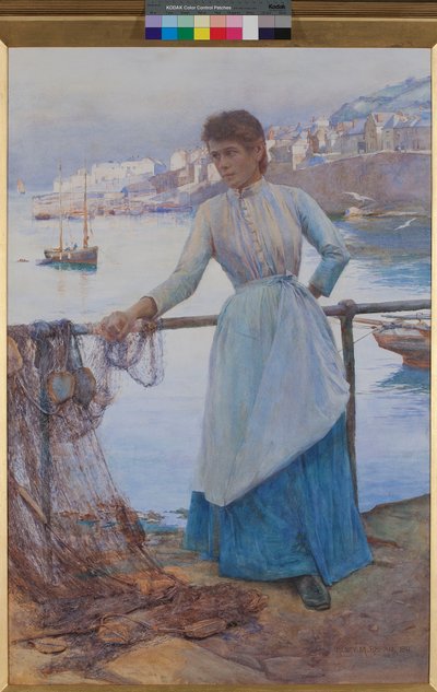 Mavili Kız by Henry Meynell Rheam