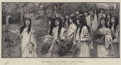 Ökse otunun toplanması by Henry Meynell Rheam