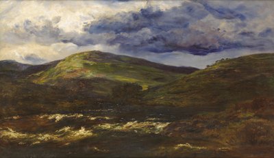Glen Orchy, Fırtına yaklaşıyor, 1895 by Henry Moore
